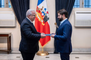 Presenté mis Cartas Credenciales ante el Presidente Gabriel Boric